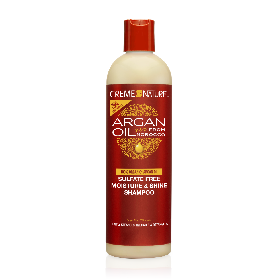 Creme of Nature Argan Oil Sulfate-Free Moisture & Shine Shampoo 12oz