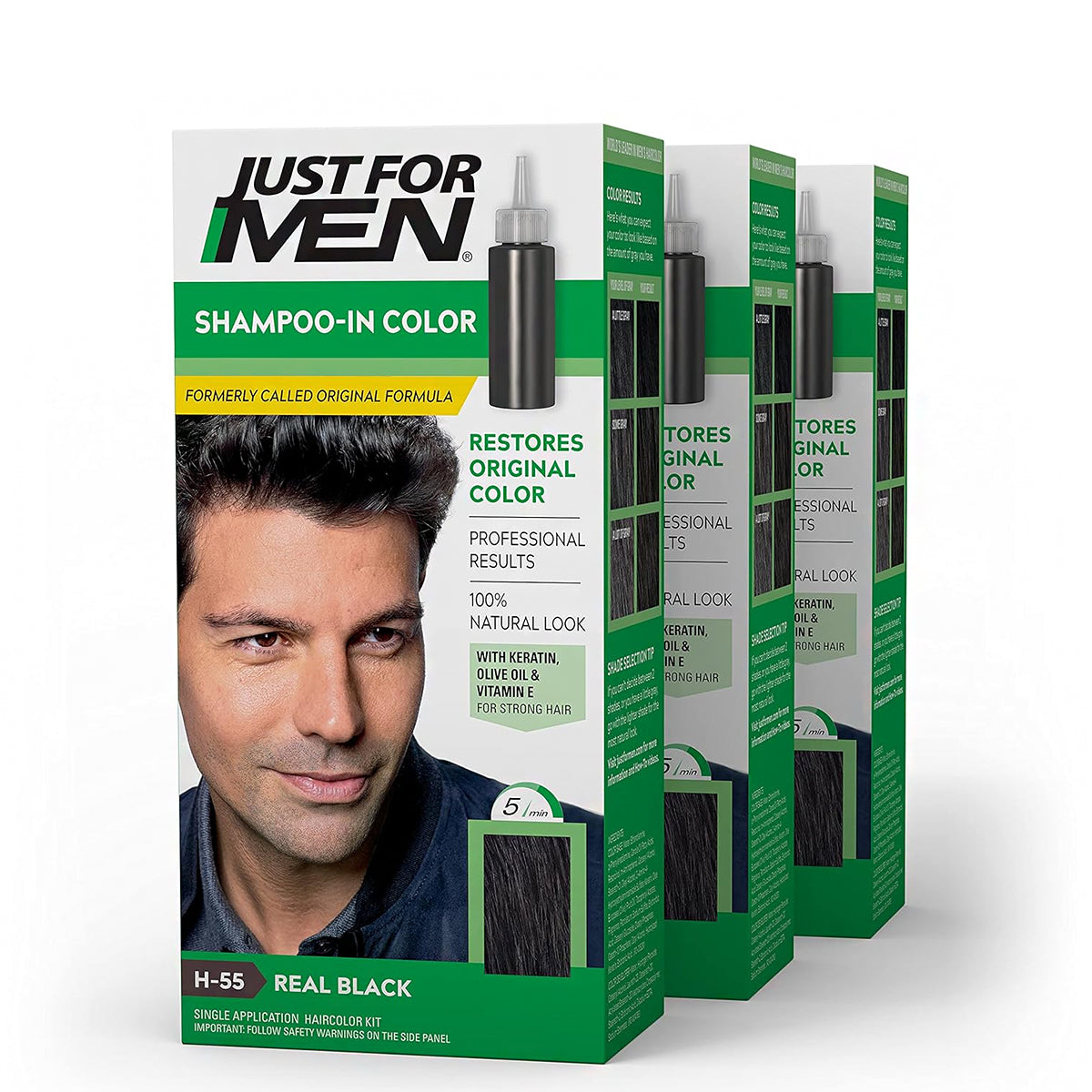 Just For Men Hair Color H-45 Dark Brown Kit