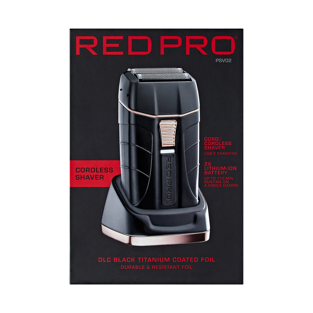 RedPro Cordless Shaver Black view 2