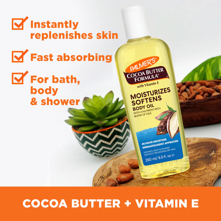 Palmers body Oil view 2