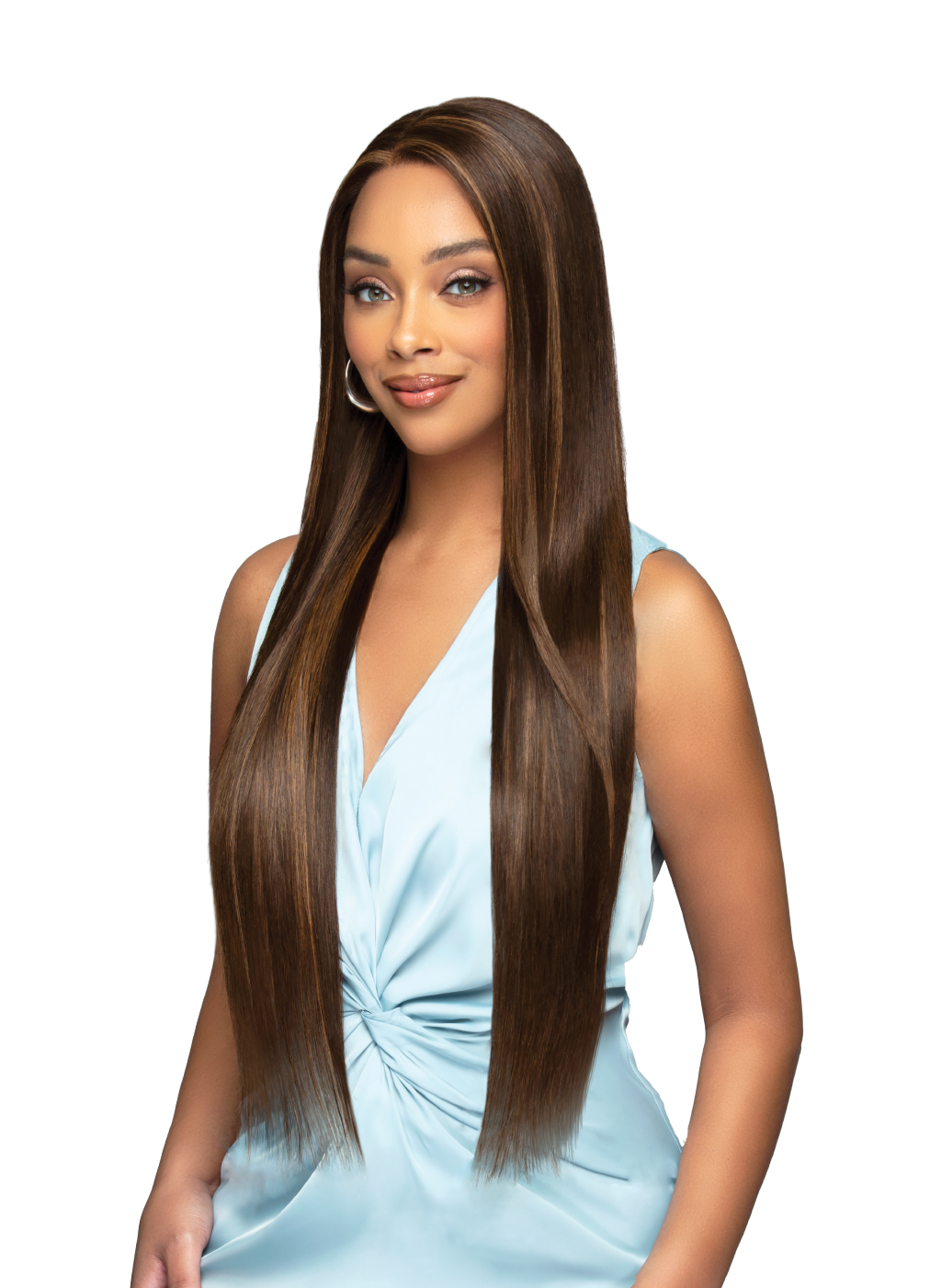 100% Human Hair Lace-Front Wig (Body Eave) view 3